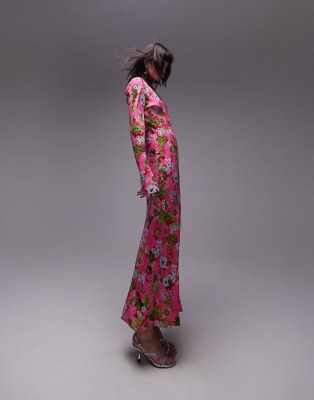 white long sleev dress Embellished Long Sleeve Backless Maxi Dress in White - 8