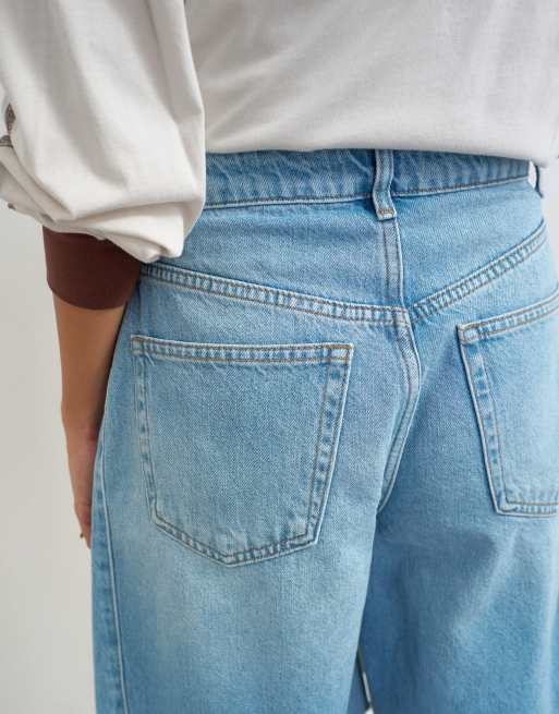 Topshop longline barrel short in bleach, 3 of 7