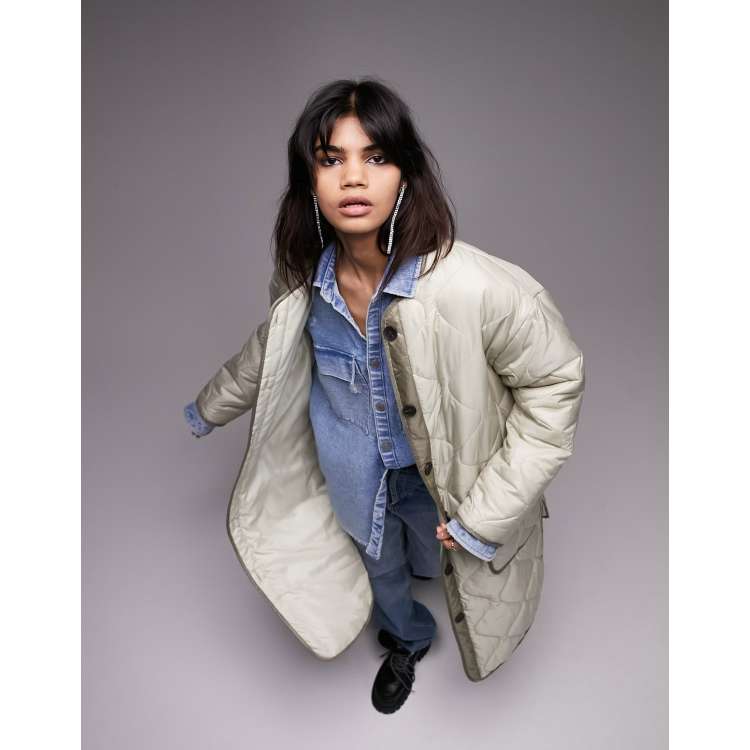 Topshop longline parka new arrivals