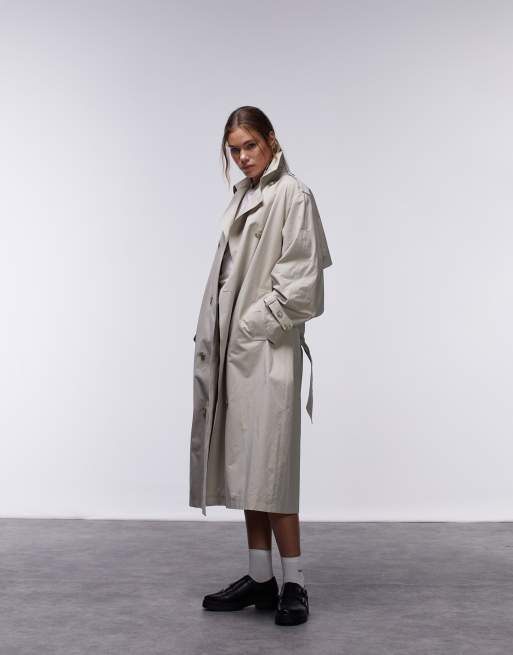 Topshop white sale raincoat