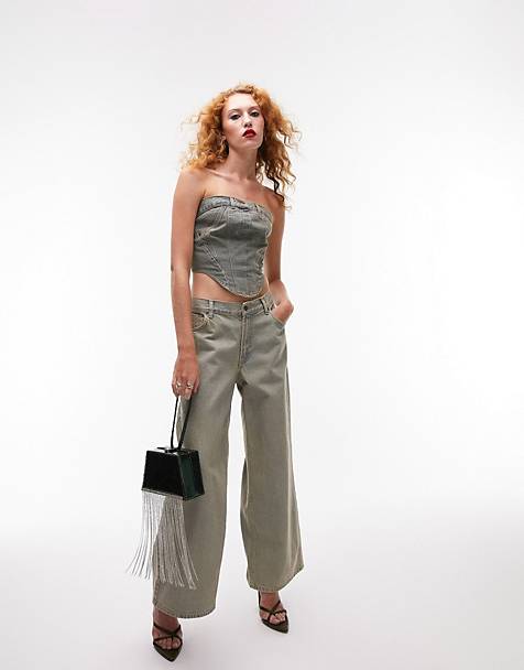 Mom jeans with rips in mid ASOS Damen Kleidung Hosen & Jeans Jeans Baggy & Boyfriend Jeans 