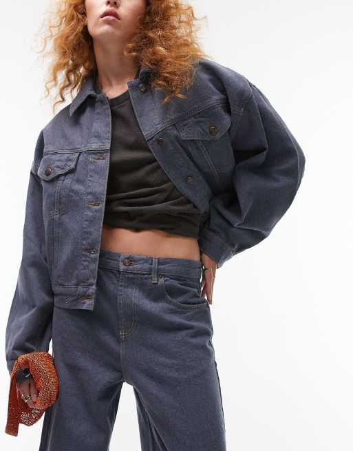 Topshop hacked off outlet denim jacket