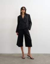 Topshop low slung culotte in black