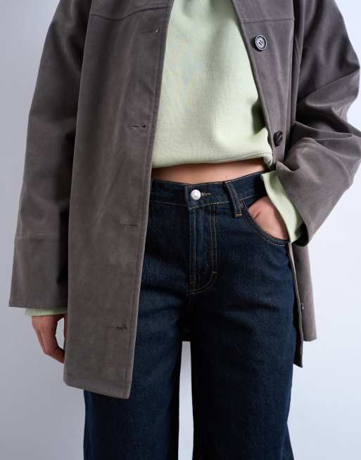 Topshop – Lowrie – Baggy Jeans in Indigo-Rinse mit niedrigem Bund, 2 von 7
