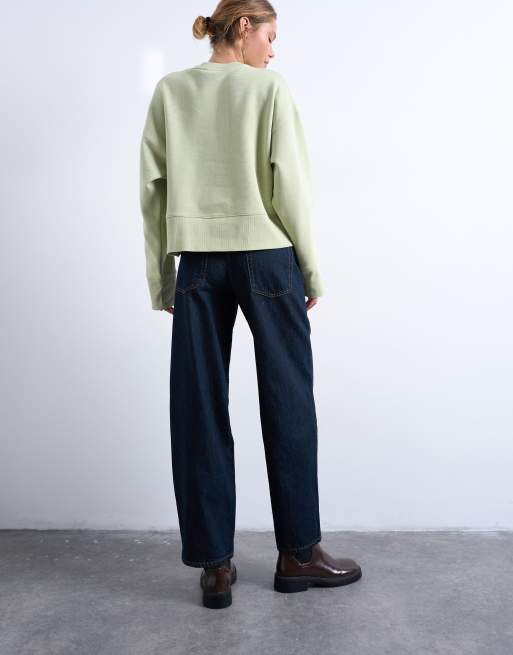 Topshop – Lowrie – Baggy Jeans in Indigo-Rinse mit niedrigem Bund, 4 von 7