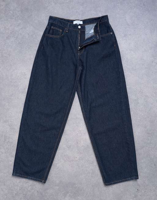 Topshop – Lowrie – Baggy Jeans in Indigo-Rinse mit niedrigem Bund, 6 von 7