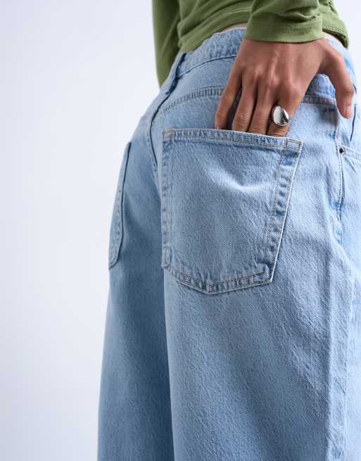 Topshop - Lowrie - Jeans a vita bassa lavaggio candeggiato, 4 di 7