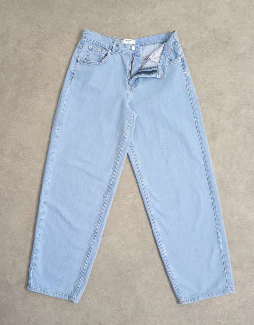 Topshop Lowrie low rise baggy jeans in bleach, 6 of 8