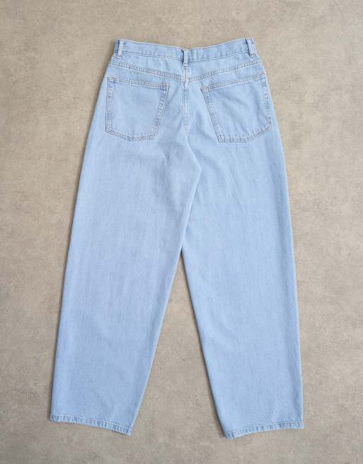 Topshop Lowrie low rise baggy jeans in bleach, 7 of 8