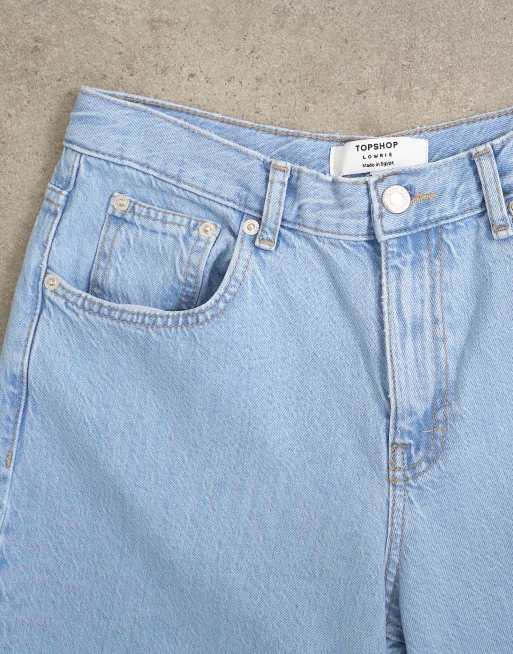 Topshop Lowrie low rise baggy jeans in bleach, 8 of 8