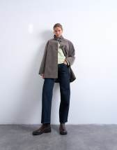 Topshop Lowrie low rise baggy jeans in indigo rinse