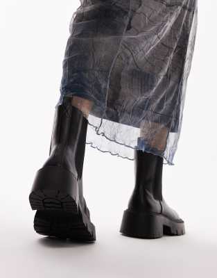 Bottines TopShop Alexus - Taille 36 EU - Cuir Noir - Neuf Sans Emballage