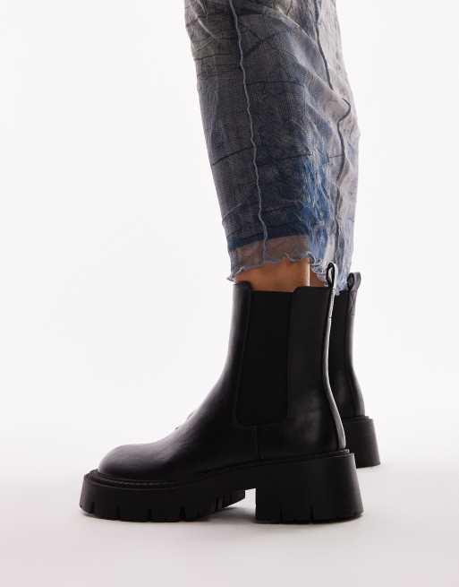 Chelsea boots met dikke zool sale