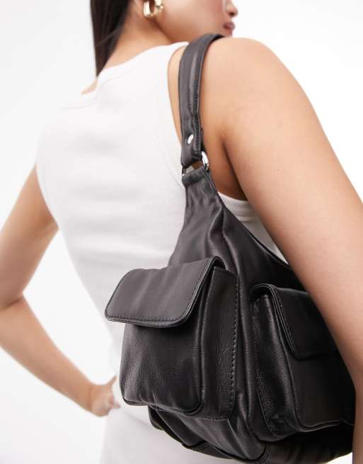 Multi-pocket bag strap