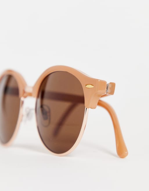 Topshop - Lunettes de soleil rondes rétro en métal et plastique , 3 de 4