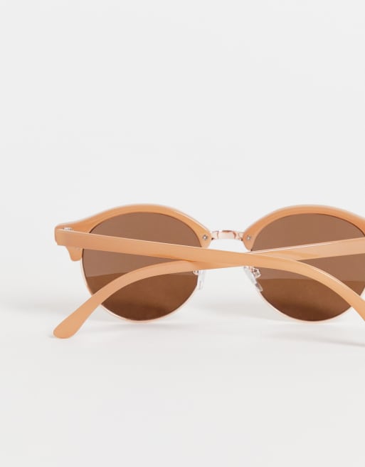 Topshop - Lunettes de soleil rondes rétro en métal et plastique , 4 de 4