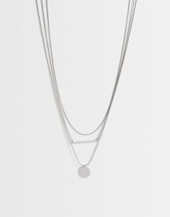 Lyra waterproof 3 pack necklaces in stainless silver