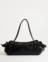 Topshop Maddie large shoulder bag in black