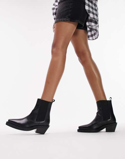 Topshop arizona western boots sale