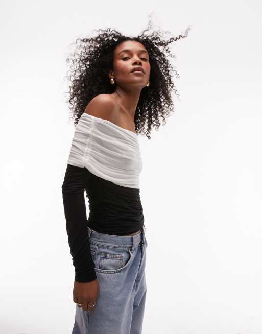 Maglia outlet scollo bardot