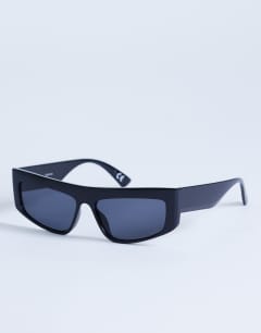 Malta visor large sunglasses in black