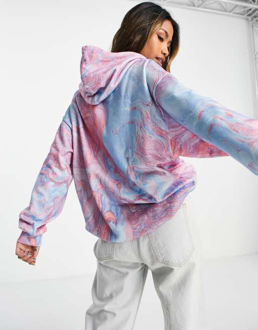 Marble best sale adidas hoodie