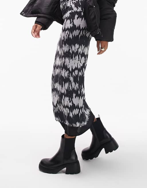 Topshop deals zebra boots