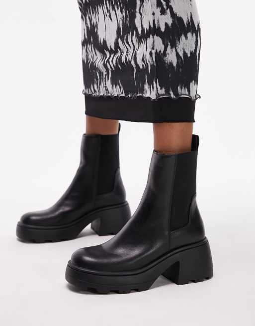 Topshop sales chunky boots