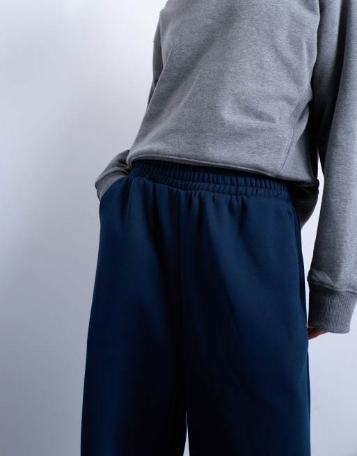 Topshop - Marineblå joggingbukser med lige ben, 3 af 5