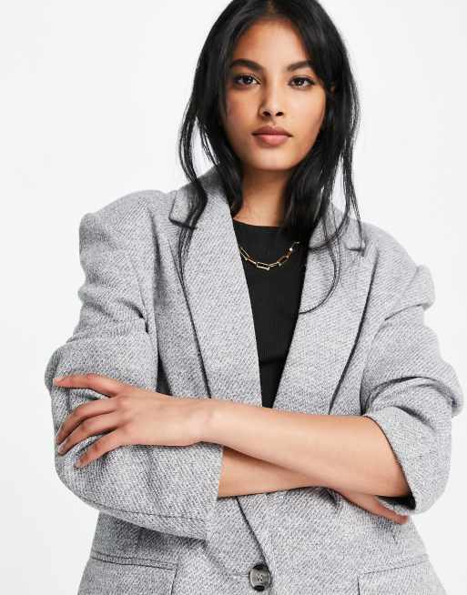 Grey jersey jacket discount womens