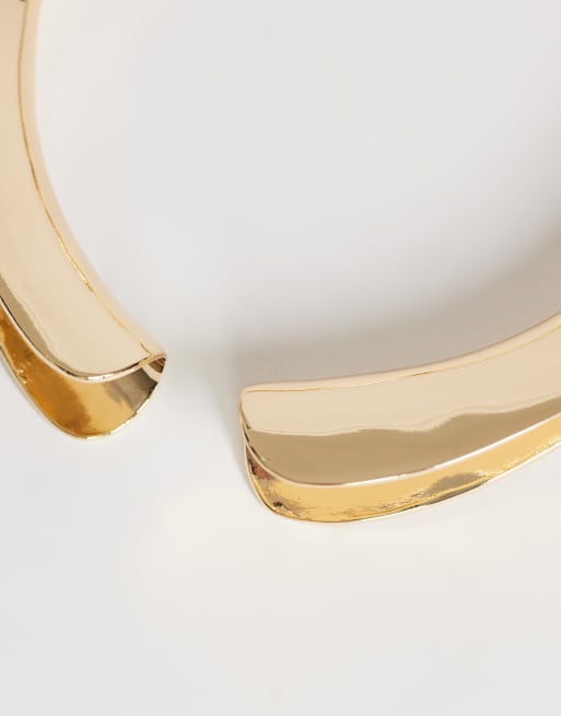 Topshop Mason collar statement en dorado, 2 de 4