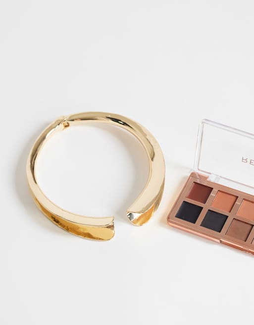 Topshop Mason markant choker-halskæde i guld, 3 af 4