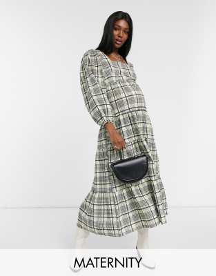 topshop ditsy smock dress