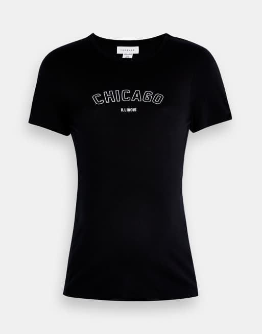 Topshop Maternity 'chicago' t-shirt in black, 4 of 4