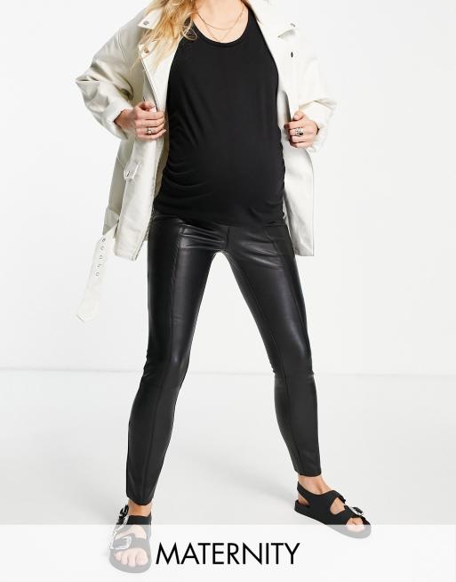 Topshop Maternity faux leather pants