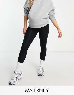 Topshop Maternity Topshop Maternity high waisted legging in black