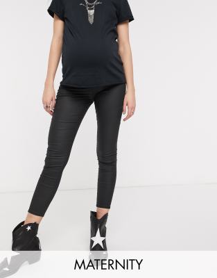 topshop black maternity jeans