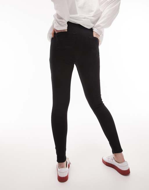 Topshop Maternity – Joni – Svarta jeans med band över magen, 3 av 5