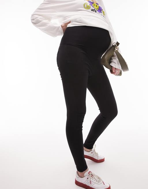 Topshop Maternity – Joni – Svarta jeans med band över magen, 5 av 5