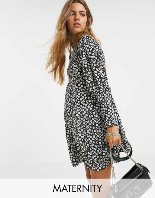 Topshop MATERNITY, Tops, Topshop Maternity Polka Dot Button Up