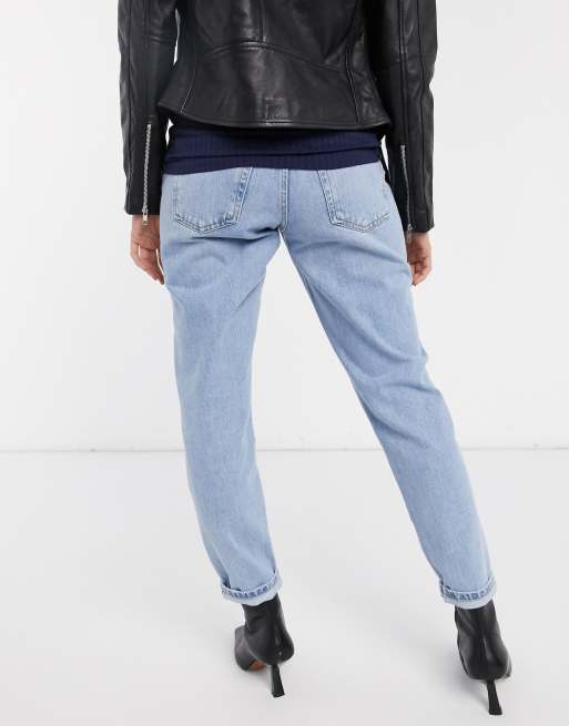 Topshop Maternity - Mom jeans sopra il pancione lavaggio candeggiato, 2 di 4