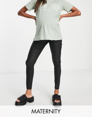 Topshop coated hot sale joni jeans