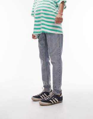 Оригинальные джинсы для мамы премиум-класса Topshop для беременных over bump в отбеливающем цвете