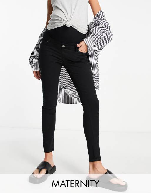 Topshop black maternity store jeans