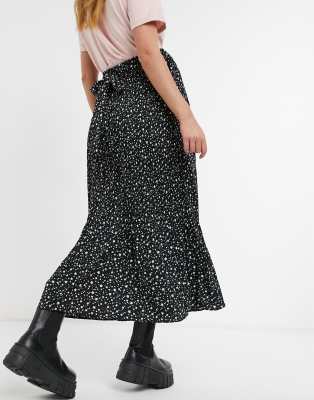 star print skirt