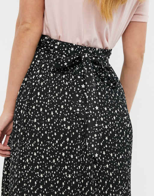 Star midi 2025 skirt topshop