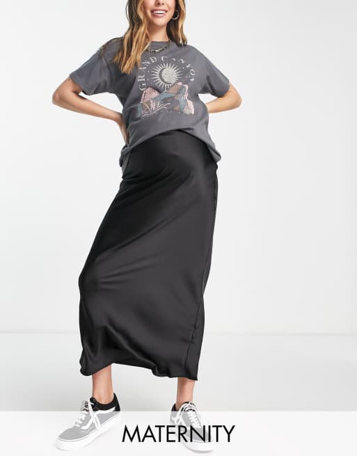 Silk skirt outlet maternity