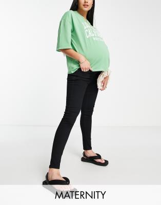 Topshop Maternity Topshop Maternity under bump Jamie jeans in black
