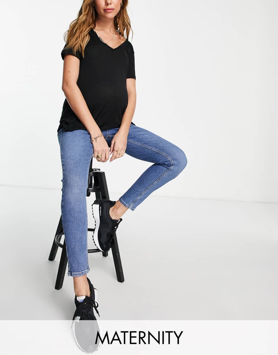 Topshop low-rise bootcut jamie jeans in black