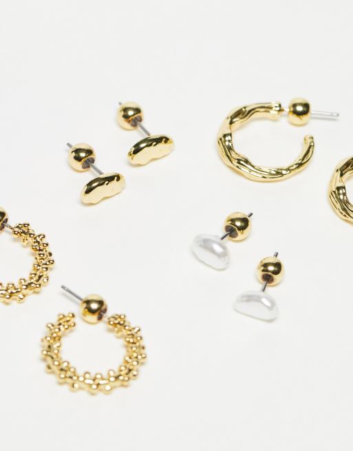 Topshop yellow earrings top